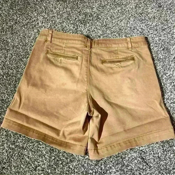 Chino by Anthropologie Khaki/Tan Relaxed Shorts-25 Relaxed - Picture 11 of 11